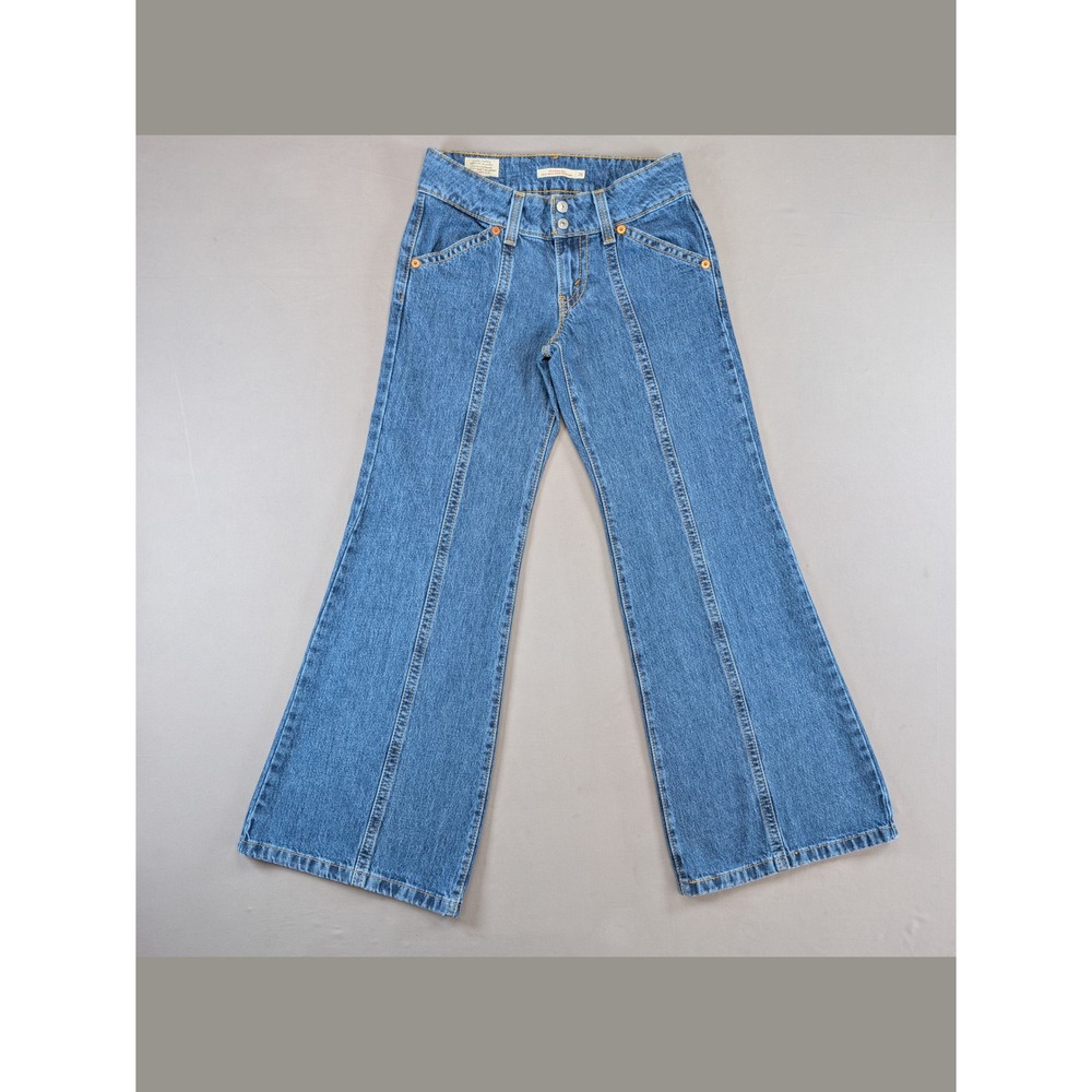 Levi's Premium Noughties Bell Low Rise Bell Bottom Jeans 26 NWOT